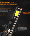 2 Stück 72W 15000LM Lumen Auto Scheinwerferlampe,  H7 H11 9005 9006  LED Lampe