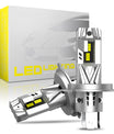 NOEIFEVO H7 H11 H4 9005 9006 Hovedlyspærer, 80W 12V, 6500K Hvit, Høy- og Lavstråle, 2 Stykker Bil Lamper