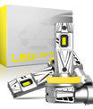 NOEIFEVO H7 H11 H4 9005 9006 Hovedlyspærer, 80W 12V, 6500K Hvit, Høy- og Lavstråle, 2 Stykker Bil Lamper