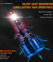 2 Stück 72W 15000LM Lumen Auto Scheinwerferlampe,  H7 H11 9005 9006  LED Lampe