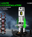 2 Stück 50W 10000 Lumen Auto Scheinwerferlampe, H7 LED Lampe