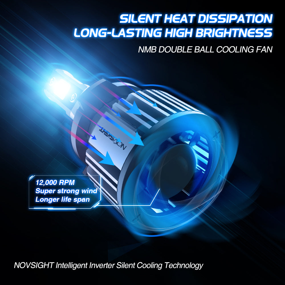 2 kpl 72W 10000LM Lumen Auton Ajovalopurkaus, H1 H3 H7 H11 880 881 9005 9006 9012 H4 H13 9004 9007 LED Lamppu