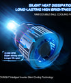 2 kpl 72W 10000LM Lumen Auton Ajovalopurkaus, H1 H3 H7 H11 880 881 9005 9006 9012 H4 H13 9004 9007 LED Lamppu
