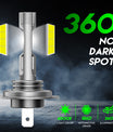 2 Stück 50W 10000 Lumen Auto Scheinwerferlampe, H7 LED Lampe