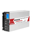12V 24V 48V 60V 72V 96V aina 220V puhdas siniaaltoinvertteri, 4000W 8000W aurinkoinvertteri USB-näyttömuuntimella