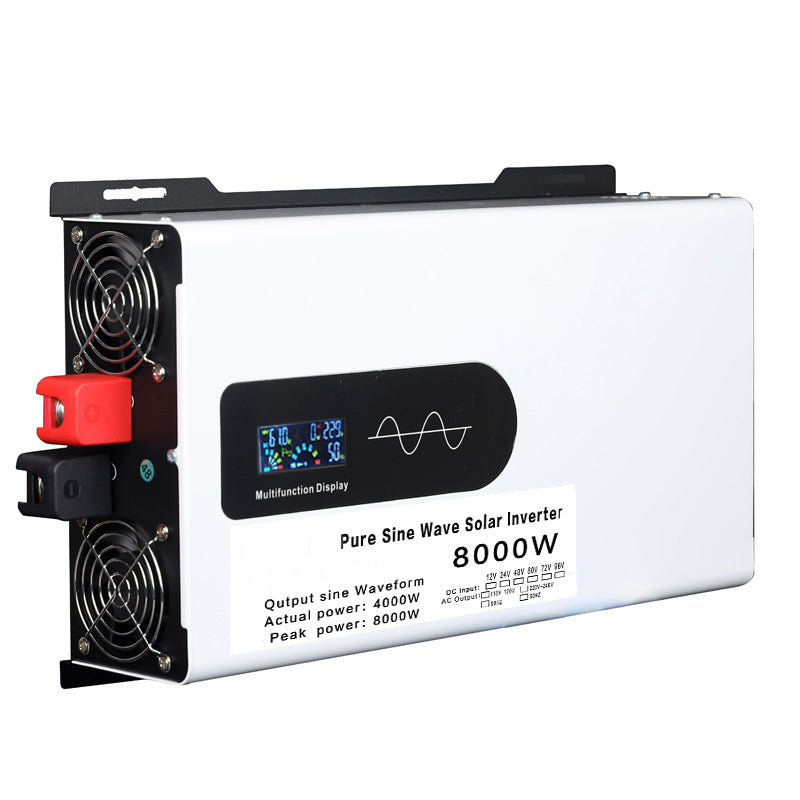96V to 230V Power Inverter, 8000W/10000W/12000W, Solar & Automotive Inverter with Remote Control Dual Socket Converter