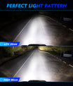 2 Stück 60W 13000 Lumen Auto Scheinwerferlampe,  H7 H11 9005 9006 H4 LED Lampe