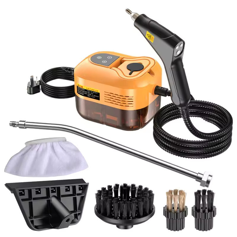 Limpiador a vapor manual de alta presión y alta temperatura para uso doméstico – Ideal para aires acondicionados, cocinas, autos y muebles