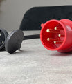 CEE 16A Industrial Plug to Schuko Socket 230V Rubber Cable IP44
