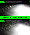 2 Stück 60W 13000 Lumen Auto Scheinwerferlampe, H7 H11 9006 9005 H4  LED Lampe