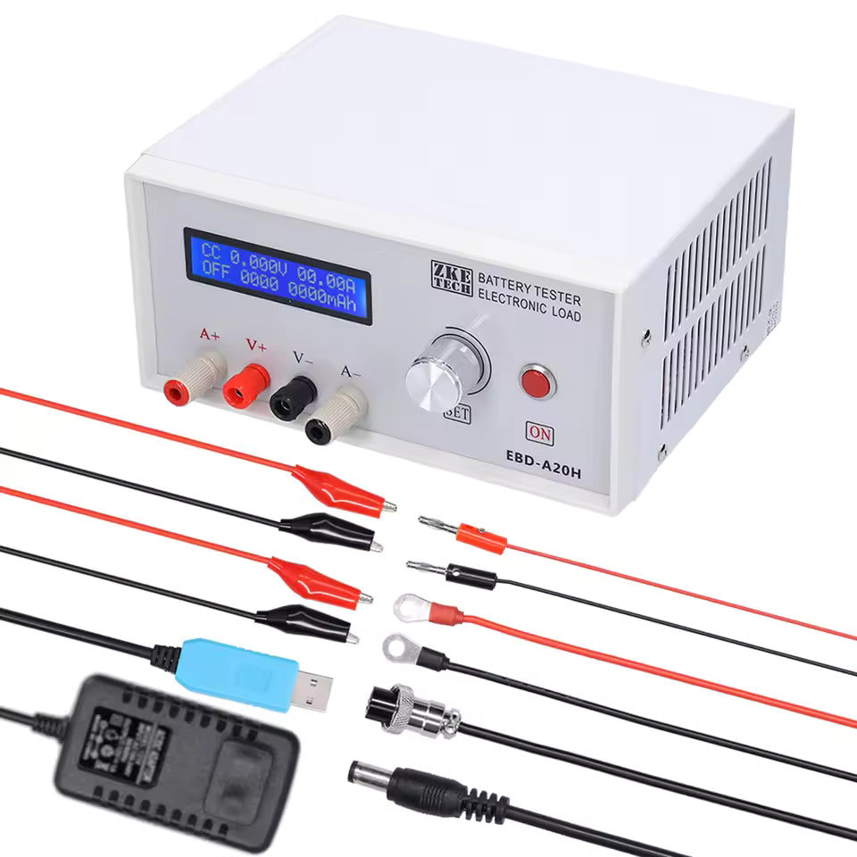 NOEIFEVO EBD-A20H Batterietester 0-30 V 0,01-20 A 200 W Multifunktions-Lade- und Entladegerät, DE Unterstützt PC-Online-Softwaresteuerung