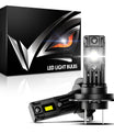 2 Stück 80W 22000LM Lumen Auto Scheinwerferlampe, H7 H11 9005 9006 H4 LED Lampe