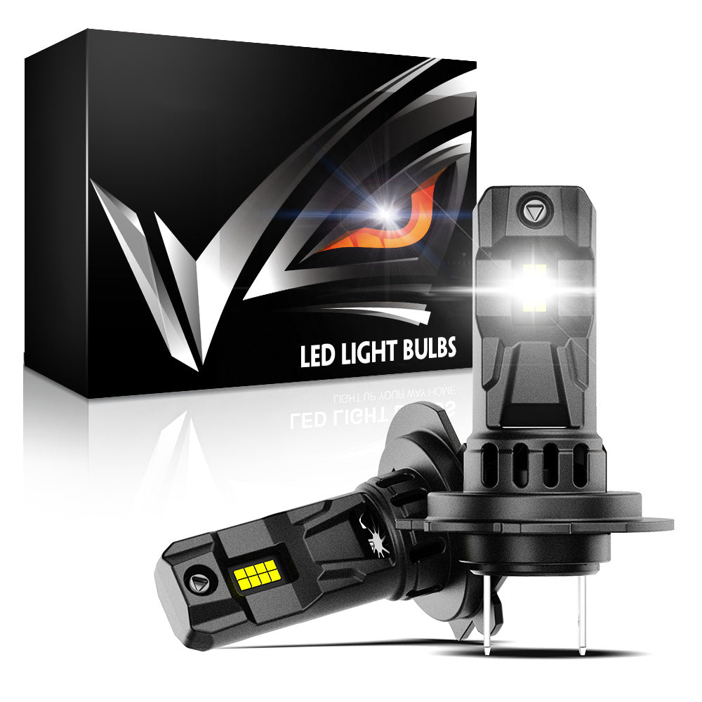 2 יחידות נורת פנס רכב 70W 20000LM לומן, H7 H11 9005 9006 H4 נורת LED
