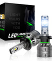 2 Stück 60W 13000 Lumen Auto Scheinwerferlampe, H7 H11 9006 9005 H4  LED Lampe