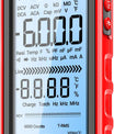 681 Digital multimeter, multifunktionellt mätinstrument, uppladdningsbar, AC/DC-spänning, beröringsfri spänningstestare, LCD-skärm, strömtång