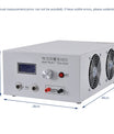 NOEIFEVO EBC-B20H 12-72 V 20 A Blei-Säure-Lithium-Batteriekapazitätstester, unterstützt externes Ladegerät, Laden und Entladen, AC100-240 V