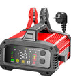 25A Bilbatteriladdare, 12V 25A 24V 15A Blybatteri AGM LiFePO4 Laddare, Fordonsladdare, Smart Batteriladdare för Bilar, Lastbilar, Motorcyklar, Gräsklippare