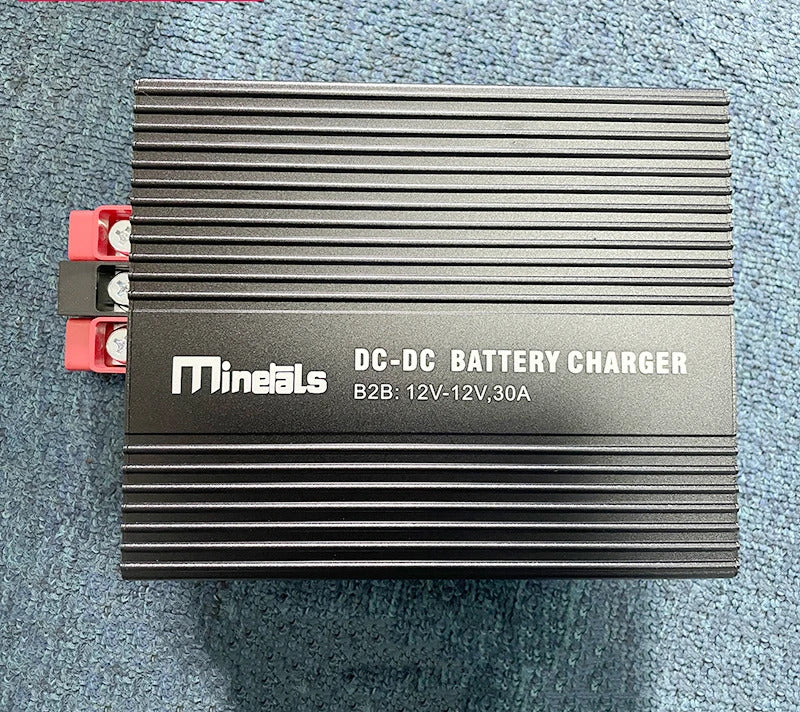 NOEIFEVO 12V 30A DC to DC Smart Charger with Booster, supports Bluetooth app, for LiFePO4 batteries, lithium batteries, lead-acid AGM