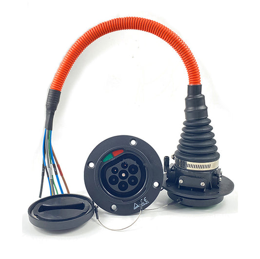 Type 2 Charging Socket for Electric Vehicles with 0.5m Cable, 16A 32A