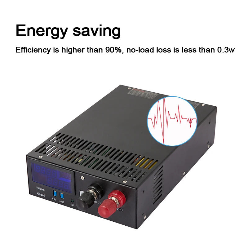 NOEIFEVO 12V 24V 36V 48V 60V 80V 110V Spannungseinstellbares Universal-Ladegerät, 200A 125A 50A 27A Stromeinstellbar, CC/CV Laden, Lithium Lipo LiFePO4 Blei-Säure-Akku Hochstromversorgung