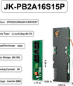 BMS 8S-16S 24V-48V 100A/150A מערכת אחסון אנרגיה ביתית BMS 1A/2A איזון פעיל Bluetooth משולב עם RS485 CAN למערכת סולארית