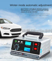 Caricabatterie intelligente 12V 30A / 24V 15A, caricabatterie per auto con funzione di mantenimento e riparazione a impulsi intelligenti per auto, camion, barca e moto