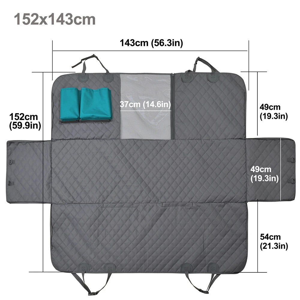 NOEIFEVO CA01 Pet Car Seat Protector Universal Waterproof Rear Seat Cover for Vehicles