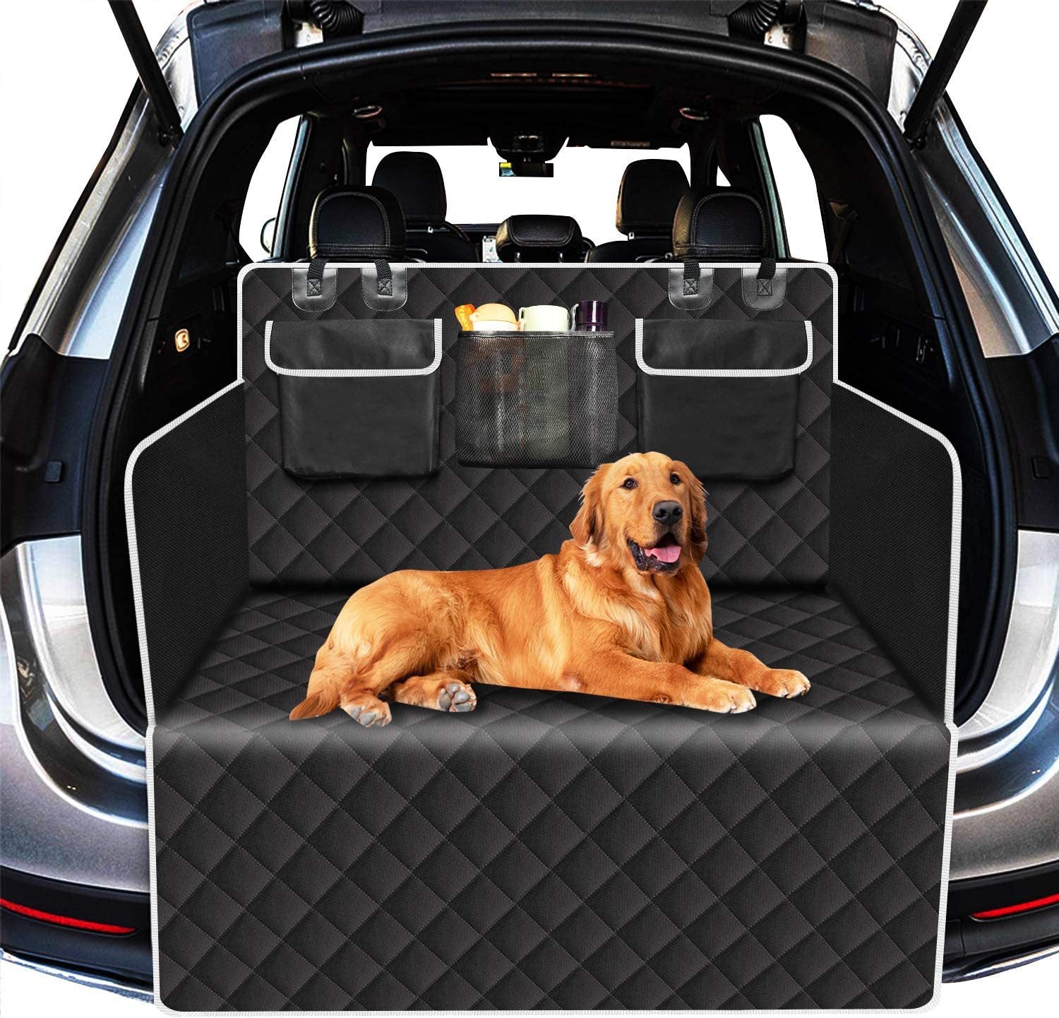 NOEIFEVO Pet Cargo Liner Scratch-Proof Waterproof SUV Trunk Mat for Dogs – Anti-Slip & Durable