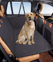NOEIFEVO CA05 Dog Car Seat Cover Hard-Back Pet Bench Protector with Side Flaps & Viewing Window – Scratch-Resistant & Water-Repellent