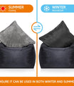 NOEIFEVO CA11 Dog Car Seat Central Pet Car Bed - Portable Pet Carrier for Dogs & Cats, Safety Travel Bag