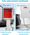 NOEIFEVO EV Wallbox Protective Enclosure - Universal, Weatherproof & Anti-Theft with Storage Hooks