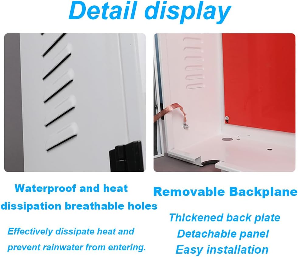 NOEIFEVO EV Wallbox Protective Enclosure - Universal, Weatherproof & Anti-Theft with Storage Hooks