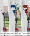 CEE 16A 3-faset stikdåse til CEE blå 16A 1-faset stikadapter, EV-opladeradapter til 11KW EV-oplader