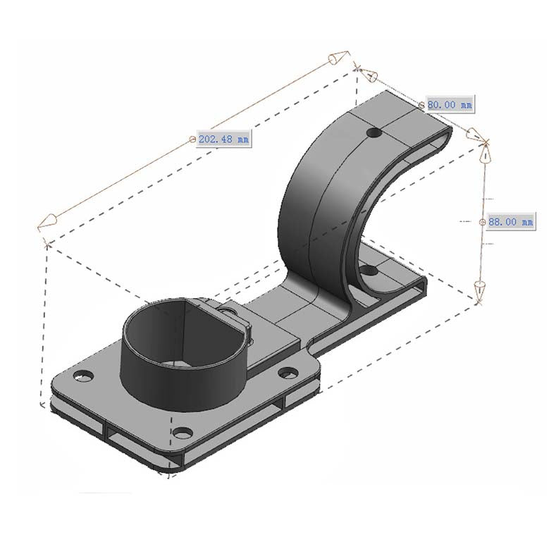 
EV CHARGER TYPE 2 2-socket Charger Holder with Lock, Wall-mounted Cable Organizer, Theft Protection for EV Charger
