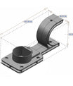 
EV CHARGER TYPE 2 2-socket Charger Holder with Lock, Wall-mounted Cable Organizer, Theft Protection for EV Charger
