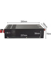 NOEIFEVO 12V 24V 36V 48V 60V 80V 110V Spannungseinstellbares Universal-Ladegerät, 200A 125A 50A 27A Stromeinstellbar, CC/CV Laden, Lithium Lipo LiFePO4 Blei-Säure-Akku Hochstromversorgung