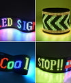 NOEIFEVO Devil Eyes Licht für Autos LED-Augen für LKWs, LED-Anzeige Programmierbare LED-Laufschrift Leuchtschild für Auto, LKW, Text, Graffiti, Smart App, Bluetooth USB 5V