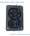 CCS2 Combo EV Socket for EVSE Electric Vehicle, 80A/125A/150A/200A CCS2 Charging Socket