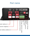 NOEIFEVO 12V 30A DC to DC Smart Charger with Booster, supports Bluetooth app, for LiFePO4 batteries, lithium batteries, lead-acid AGM