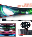 NOEIFEVO Devil Eyes Licht für Autos – LED-Augen für Lkw, Programmierbares LED-Display mit Lauftext, Personalisierbares Leuchtschild für Autos & Lkw – Text, Graffiti, Smart App