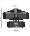 60W 4 Arm Partyleuchte, RGBW-LED-Bühnenleuchte mit Fernbedienung/DMX-Steuerung, Discolichter für Hochzeiten, Partys, KTVs, Clubs und Bars