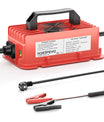 NOEIFEVO 14.6V 30A Wasserdicht Lithium LiFePO4 Akku-Ladegerät für 12V(12.8V) 4S LiFePO4 Akku, 0V BMS-Aktivierung, automatische Abschaltung mit vollem Schutz
