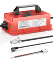 NOEIFEVO 29,2V 20A vattentät LiFePO4 batteriladdare för 25,6V(24V) 8S litiumbatteri,0V BMS-aktivering, med fullt skydd
