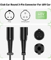 NOEIFEVO 48V 20A Golf Cart Charger for Club Car Precedent & DS with OBC Cable