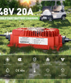 NOEIFEVO 48V 20A Golf Cart Charger for Club Car Precedent & DS with OBC Cable