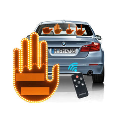 Gestenlicht für die Autofernbedienung, Plug-in-Gestenlicht, lustiges Ausdruckslicht für die Heckscheibe, Daumengestenlicht