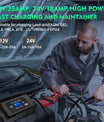 NOEIFEVO 12V 35A/24V 18A Smart-laddare för bilbatterier, batteriladdare för bil, motorcykel, gräsklippare, båt, lämplig för litium-, LiFePO4- och bly-syrabatterier (AGM, Gel, MF, EFB, SLA, VRLA, våt)