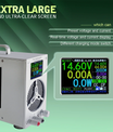 NOEIFEVO 0-120V 1-25A Universal Ladegerät, Gleichstromladegerät, Ladegerät für Lithium-LiFePO4-Akkus, Ladegerät für Bleiakkus, geeignet für alle Akkus mit einer Ladespannung von bis zu 120 V