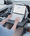 Multifunkční stolek na volant do auta – ideální pro jídlo, práci nebo jako podložka na notebook na cestách Přenosný stolek do auta pro všechna vozidla
